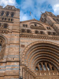 Low angle view of historical building against sky