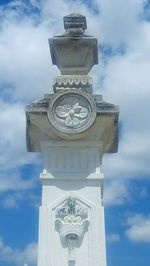 Low angle view of clock tower