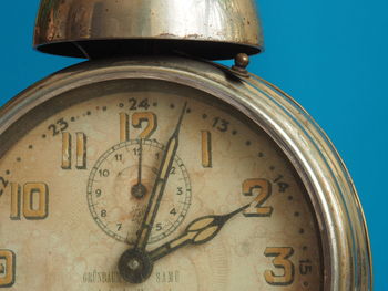 Close-up of clock