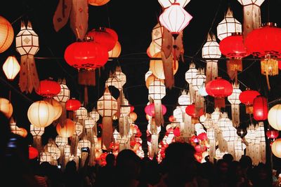 Group of people at night