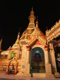 Low angle view of temple