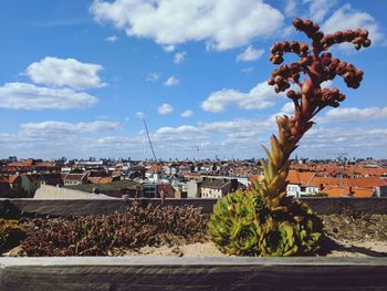 View of cityscape against sky