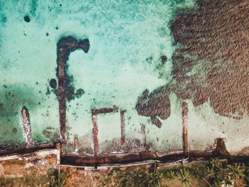 Graffiti on old wall