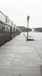 View of suspension bridge