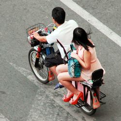Bicycle taxi in china