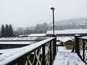 Snow covered landscape