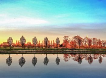 Scenic view of sky at sunset