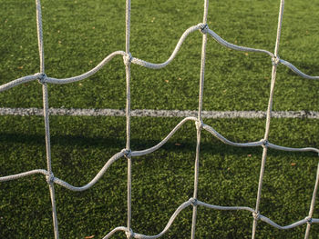 Full frame shot of soccer field