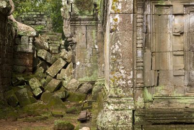 View of old ruin building