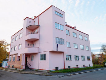 Residential building against sky