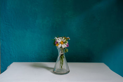 Close-up of vase on table
