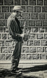 Close-up of painting on wall