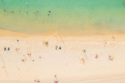 Group of people on beach