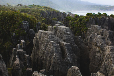 The pancake rocks