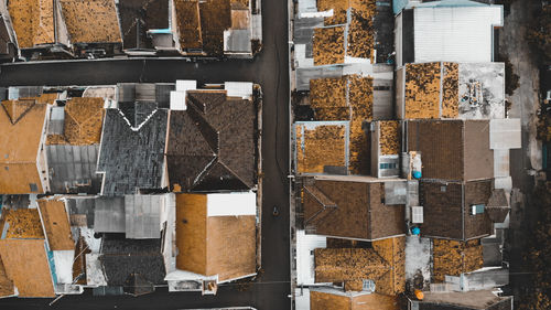 Aerial photo shoot of a cluster area