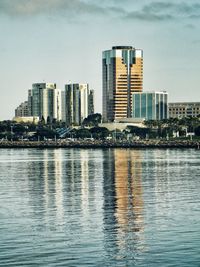 City at waterfront