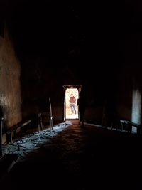 Interior of abandoned room