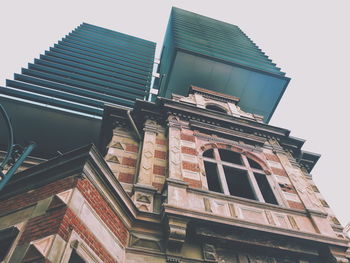 Low angle view of building against sky