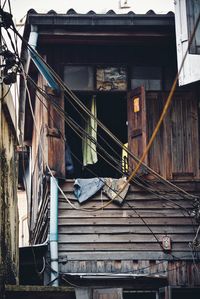 Low angle view of old building