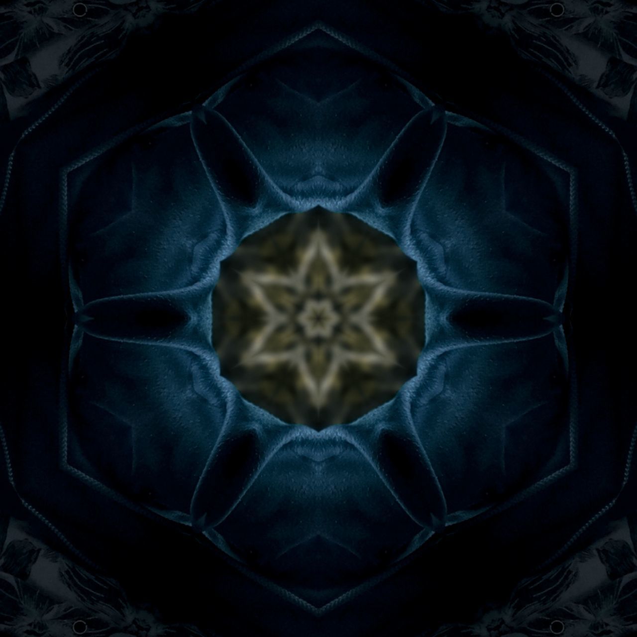 DIGITAL COMPOSITE IMAGE OF BLUE BACKGROUND
