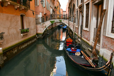 Boats in canal