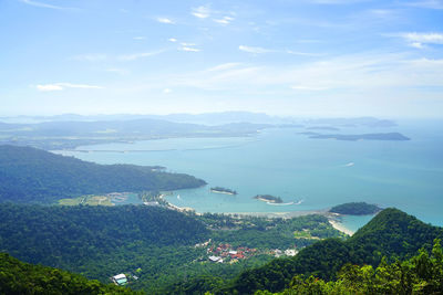 Scenic view of andaman islands