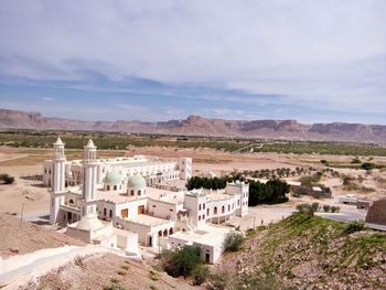 High angle view of buildings against sky. date taken may 16, 2018