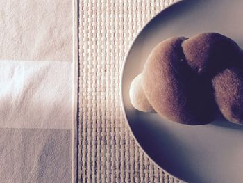 Close-up of food on table