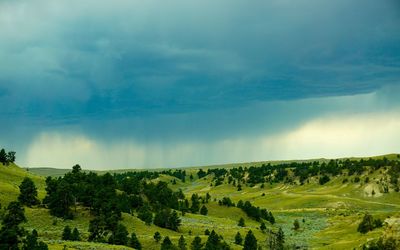 Scenic view of landscape against sky