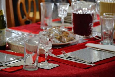 Close-up of drink on table