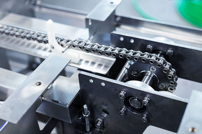 Close-up of machine part