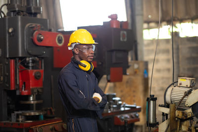 Man working in factory