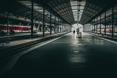 Illuminated subway