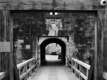 Entrance of old building