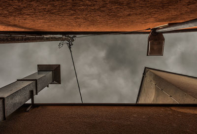 Low angle view of built structure against the sky