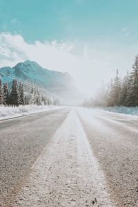 Snow covered landscape