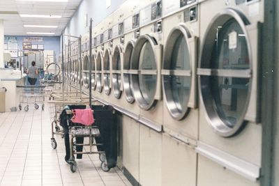 Clothes drying on clothesline