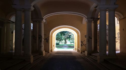 Corridor of building
