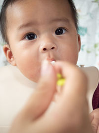 Portrait of cute baby