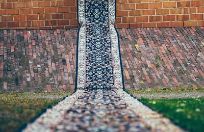 View of brick wall