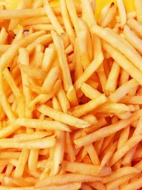 Full frame shot of fries