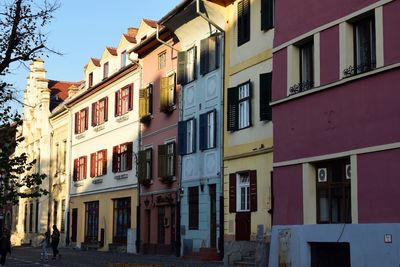 Old buildings in sibiu, transylvania, romania 