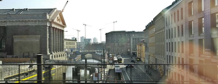 View of buildings in city