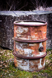 Close-up of rusty metal