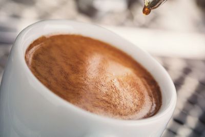 Close-up of coffee cup