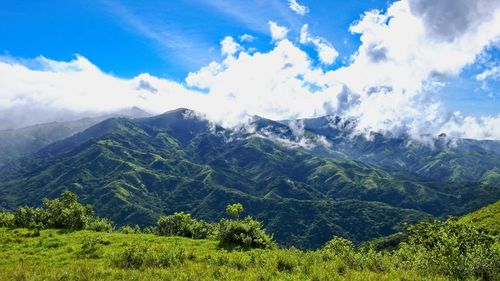 Scenic view of landscape against sky