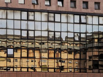 Full frame shot of modern building