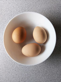 three eggs in a