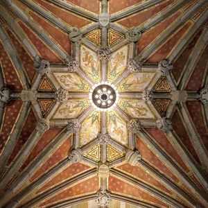 Low angle view of ceiling