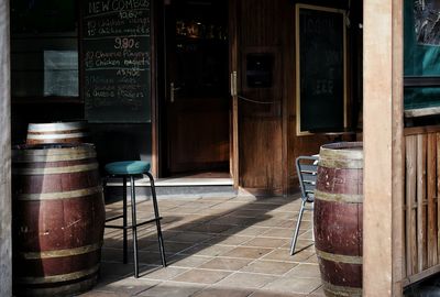 Entrance of pub